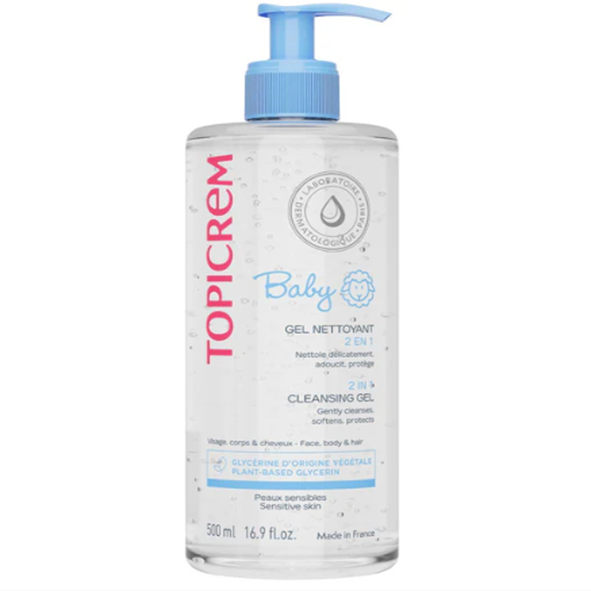 TOPICREM BABY 2 IN 1 CLEANSING GEL